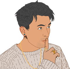 a drawn profile picture of {name}